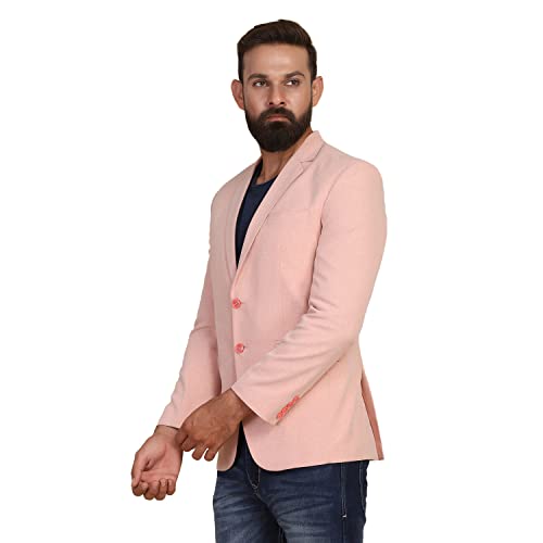 Image of TAHVO Grey Notched Lapel Blazer with Hanky