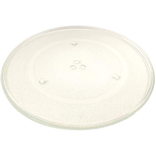 HQRP 16 1 2  Glass Turntable Tray Compatible with GE WB48X29704 PES7227SL1SS Microwave Oven Cooking Plate 16.5-inch 420mm