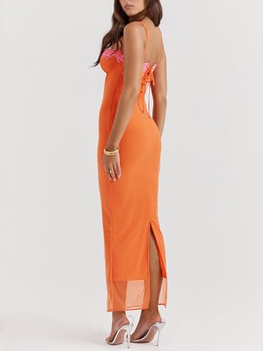 Zebaexf Womens Birthday Slip Long Dresses Sexy Prom Sleeveless Backless Bodycon Party Maxi Dress4