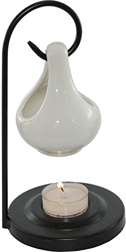 edivine colgar Pot difusor de aroma/aceite esencial quemador/té luz vela titular/vela Tlight Essential quemador de aceite de cerámica difusor aromaterapia calentador # 1 Cover