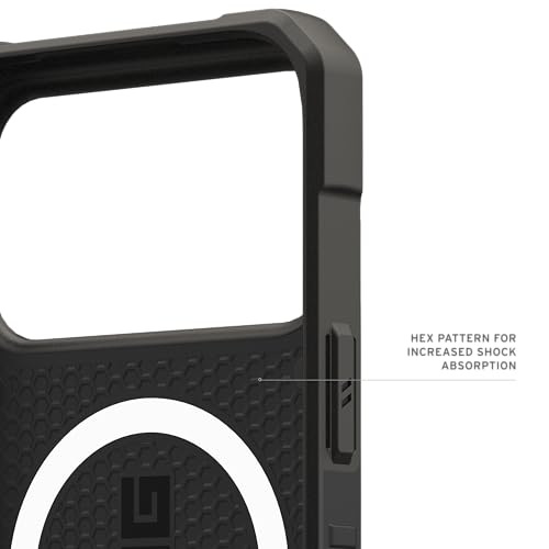 Image of Urban Armor Gear UAG Pathfinder Magnetic Compatible, Rugged Shockproof Anti-Slip Military Grade Protective Case /Cover Designed for iPhone 17 Pro Max (2025) - Black