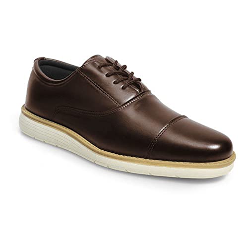 Kit Sapato Masculino Oxford Italiano Phillipo + Palmilha Grossa (Marrom, br_footwear_size_system, ad