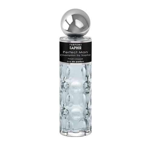 PARFUMS SAPHIR Perfect man Champion - Eau de Parfum con atomizador para hombre - 200 ml