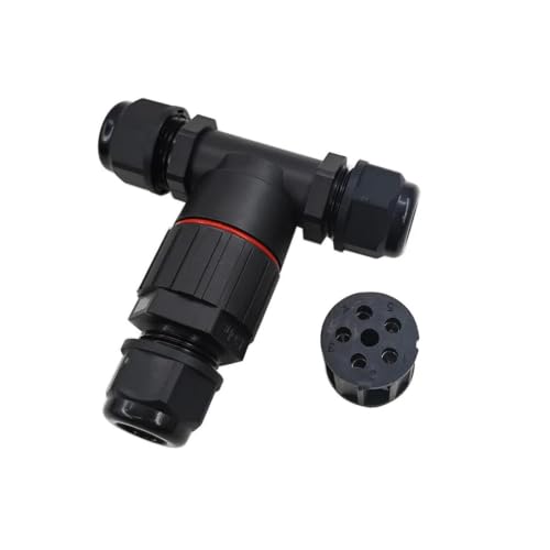 Conector impermeable IP68 con terminales de tornillo a presión contra fallos por humedad exterior