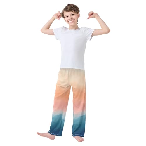 Boys' Pants Ombre Smoky Mountains Long Bottoms Jogger Pants Elastic Waist Trousers with Pockets S-XL2