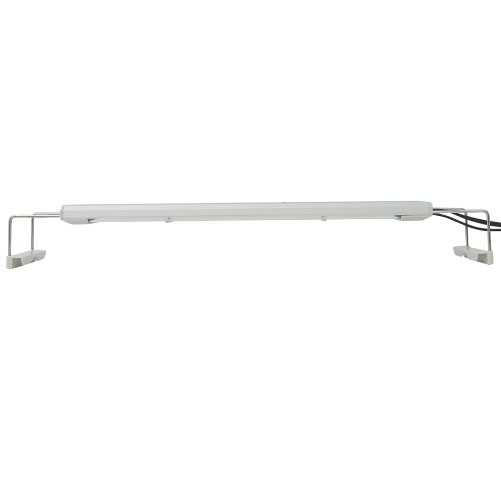 Aquarium-Beleuchtung LED Lampe 50-60 cm Aluminium IP67 wasserdicht dimmbar mit blauem und weißem Licht für Pflanzenwachstum Süßwasser Meerwasser Becken Aquascaping