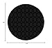 Garland Rug Sparta Non Slip Polypropylene 5 Ft. Round Black Area Rug- Ideal for Living Rooms & Hallways, Stylish & Durable for High-Traffic Areas