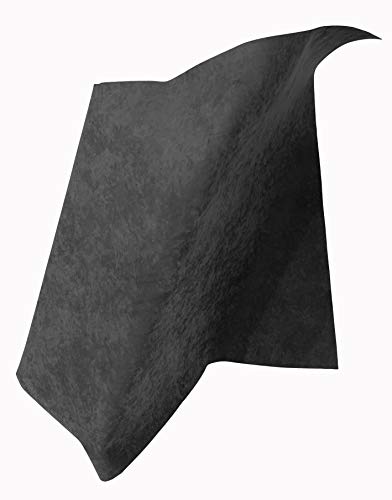 Genuine Alcantara Fabric Charcoal Black Panel (Backless) 9002 Made in Italy (18