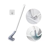Golf Toilet Brush, Silicone Toilet Cleaning Brush, Golf Brush Head Toilet Brush, Long-Handled Golf...