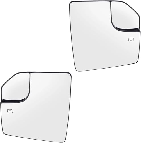 Verre de rétroviseur pour F150 2015-2020 avec miroir de remplacement dégivrant grand angle