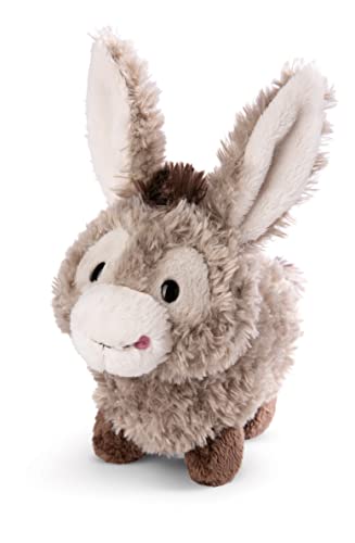 Kuscheltier Esel Donkeylee 18cm grau stehend - Stofftier aus weichem Plüsch niedliches Plüschtier zum Kuscheln und Spielen für Kinder & Erwachsene tolle Geschenkidee