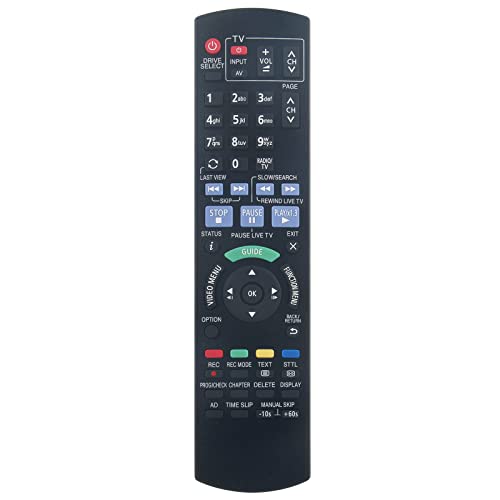 Replacement Remote Control N2QAYB001059 Fit for Panasonic DVD Recorder DVD Player DMR-EX97EB DMR-EX97 DMR-EX97EB-K