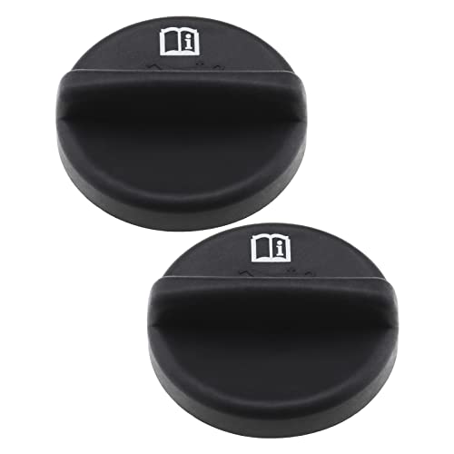 VGOL 2 tapas de llenado de aceite de motor de coche 55566555 compatibles con Astra J Corsa E Cascada Insignia A Zafifa C Tapón de depósito de combustible para automóviles