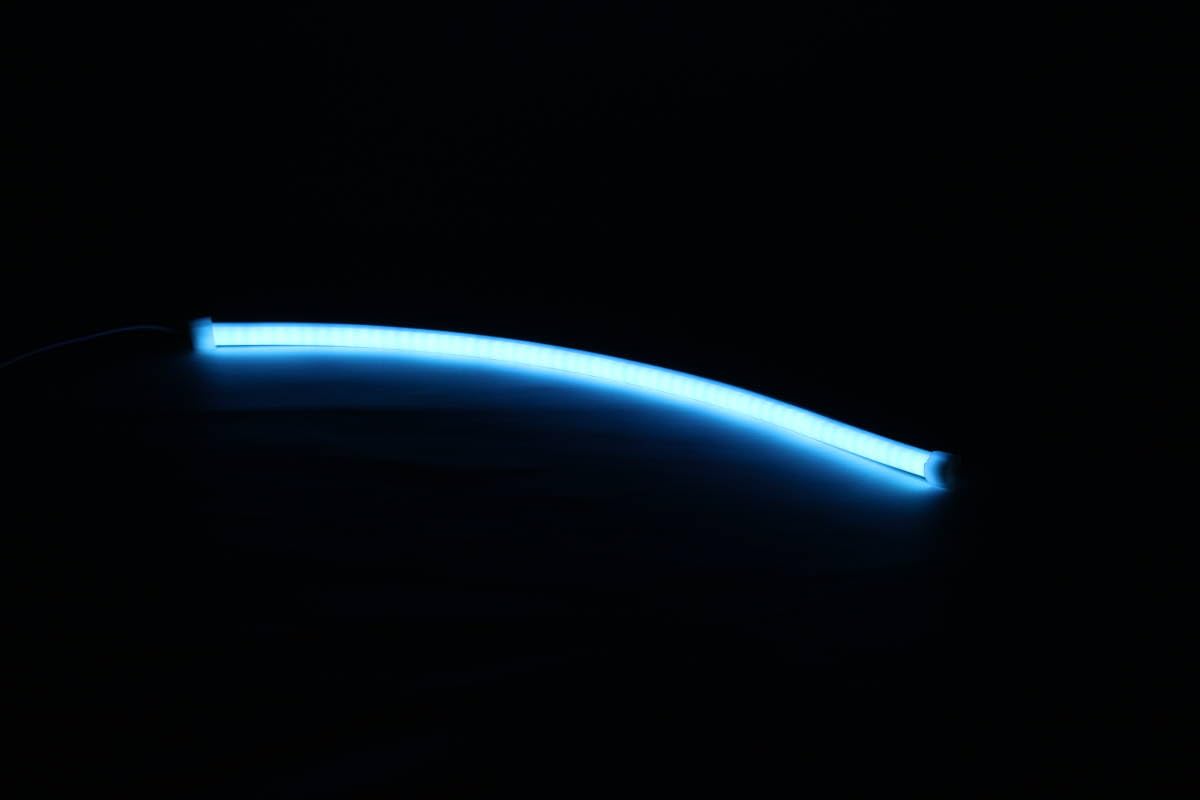 Amazon | LEDネオンチューブ アイスブルー 45cm 青 ライトブルー 防水