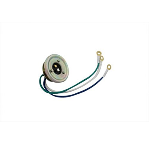 V-Twin Manufacturing Light Socket for Springer Fork Headlight 49-2538