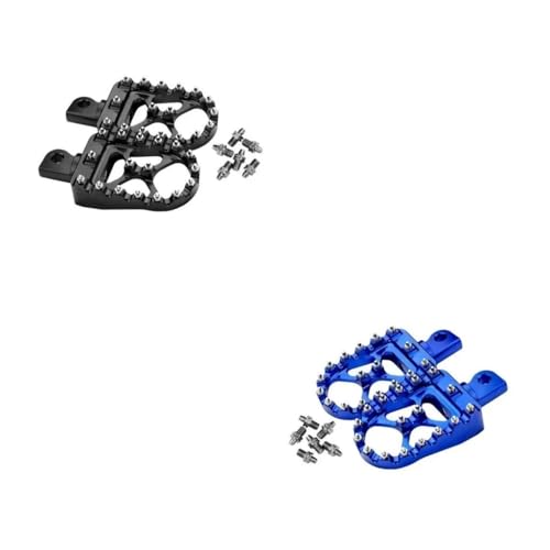 Repose-pieds de moto en alliage d'aluminium robuste design vintage R2LC