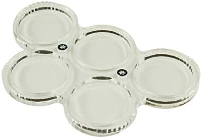 LITKO 5-Figure Movement & Display Tray | 25mm Round | Clear Acrylic image 5
