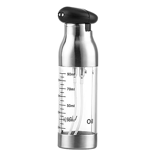 Spruzzatore 2 in 1 per olio d'oliva, dosatore da cucina, , nebulizzatore per condimento per barbecue, cucina, condimento, 100 ml