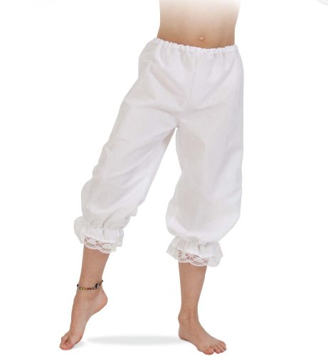 Weiße Pluderhose für Kinder - für Karneval perfekt als Basis...