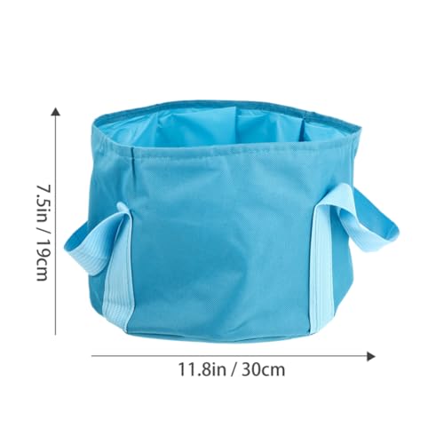 Cuenca plegable para remojar pies ARTIBETTER azul miniatura 4