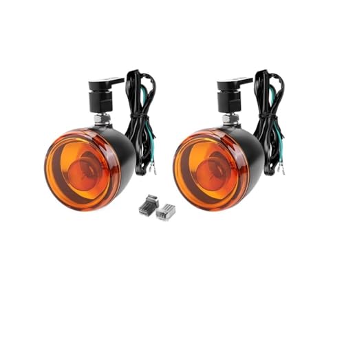 Clignotants LED pour moto en métal étanche blanc ambré contre les pannes de feux