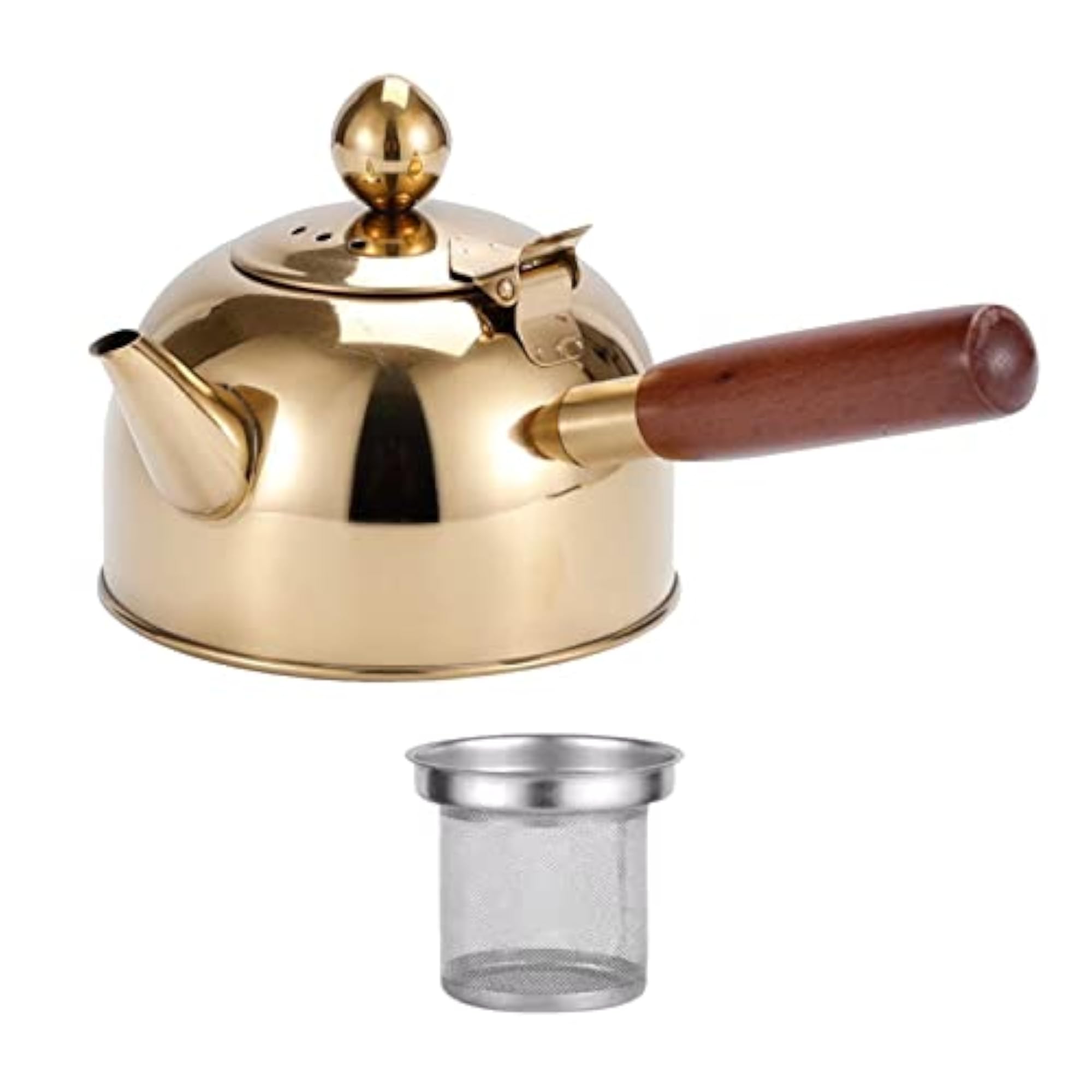 Portable Stainless Steel Tea Kettle for Picnic & Kitchen