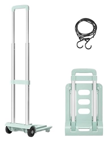 Carrito plegable de plataforma plana, carrito utilitario portátil para transporte, carretilla de mano móvil para cargas, carrito de mudanza de almacén de jardín