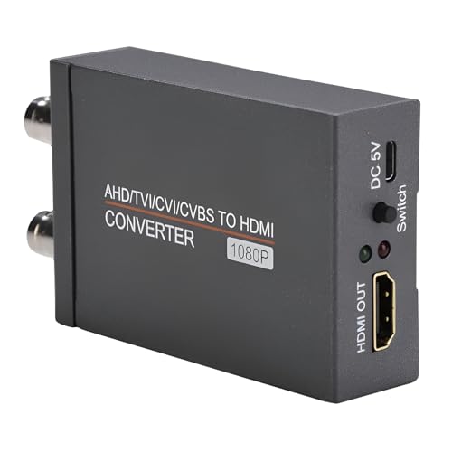 Image of TVI /CVI /AHD /CVBS to HDMI Converter ; Full HD 4K 720P / 1080P / 3MP / 4MP / 5MP / 8MP BNC to HDMI Video Converter Adapter for Monitor HDTV DVR