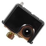 minkissy Einstellbarer Druckschalter aus Stahl für Brunnen und Gartenpumpen 20 40 Psi Elektronischer Wasserpumpen Druckregler für Hauswasserwerke und Luftpumpen