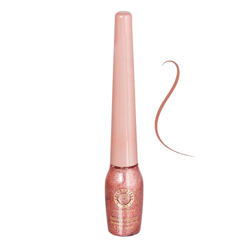 Image of Colors Queen Sky Eyes Shimmer Glitter Waterproof Eyeliner | Long Lasting Liquid Eyeliner with Precision Application | Highly Pigmented & Smudge Proof Eyeliner for Eye Makeup (Shade - 02, 5ml)