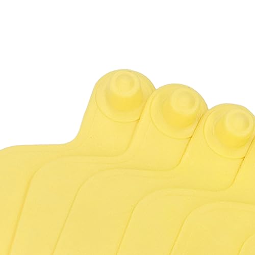 Etiquetas auriculares de vaca 100 peças de poliuretano amarelo em branco identificação de gado para