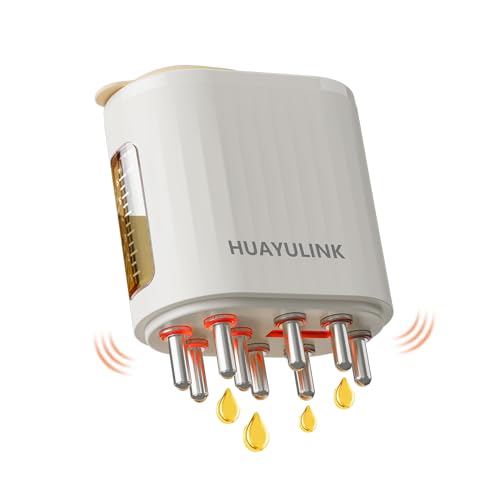 HUAYULINK Electric Hair Oil Applicator and Scalp Massager 2 in 1,Scalp Applicator Brush,Scalp Oil Applicator for Hair,Not Suitable for high Concentration and Viscous Oils