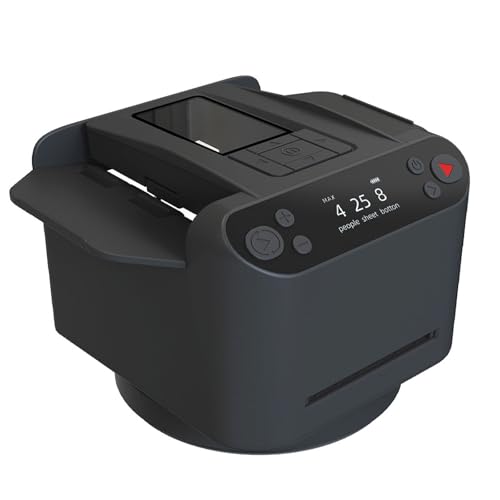 Barajador automático de cartas y distribuidor, máquina eléctrica de 5200 mAh para Texas Hold'em, rotación de 360°, ventana transparente