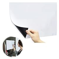 Magnetisches Whiteboard - Fridge Magnet, Kühlschrank Magnettafel, Abwischbar Memoboard - Familie Menü Wochenplaner, Einkaufsliste, Memo Erinnerung Notiz