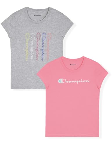 Champion Girls Tee Shirt for Kids Short Sleeve T-Shirt Girls Tops