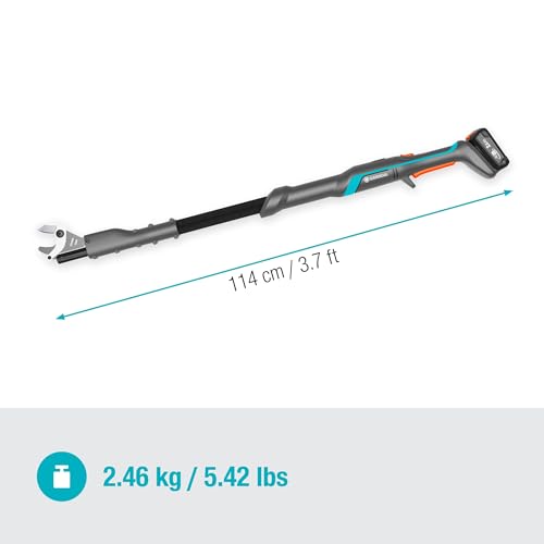 Gardena Coupe-Branches sur Batterie EasyCut 110/18V P4A - Kit prêt à l’Emploi: Coupe sans Effort, Portée Jusqu’à 2,5 m, Léger, Lames en Acier, sans Fil (14772-20)