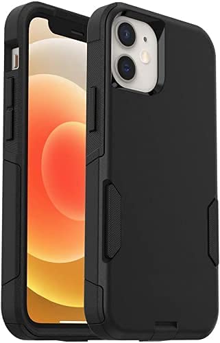 Commuter Series Compatible with Otterbox Commuter Series Case for iPhone 12 Pro Max- Black