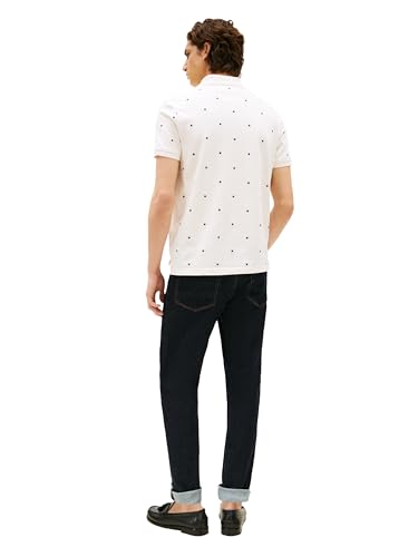 Image of Tommy Hilfiger Men's Short Sleeve Polo Shirts in Regular Fit With Stretch and Organic Pique Cotton