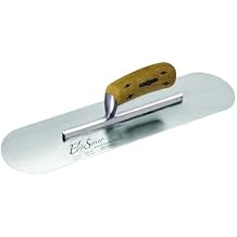 Kraft Tool CFE440K 20"x5" Elite Series Five Star Carbon Steel Pool Trowel w/Cork Handle - 11-5/8" Shank