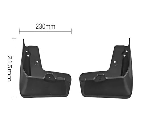 Guardabarros para Cadillac XT5 2016-2024: kit completo de salpicaderas delanteras y traseras 4