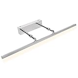 1. Diese elegante LED Spiegellampe sorgt für eine gleichmäßige Beleuchtung und ergänzt mit ihrem schlichten Design jede Einrichtung.