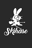  SKIHASE: Notizbuch Ski Notebook Schi Journal 6x9 lined