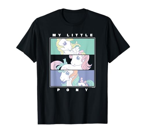 T-shirt My Little Pony Retro Classic Rainbow Pony imprimé pour les fans de pop culture nostalgique