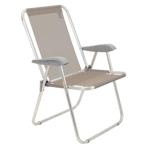 Cadeira Tramontina Creta Master Alumínio Camurça