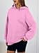 Trendy Queen Womens Oversized Hoodies Comfy Sweatshirts Spring Fashion 2026 Outfits Y2K Preppy Cute Teen Girls Clothes Fleece Sweaters with Pockets Pink L