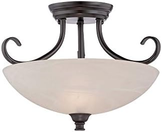 Designers Fountain 85111-ORB Kendall Semi-Flushmount, Oil Rubbed Bronze