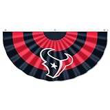 WinCraft Houston Texans Bunting Pleated Fan Banners