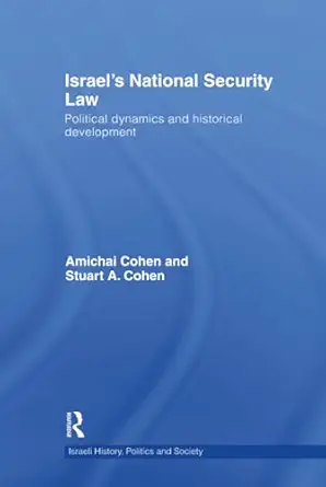 Israel's National Security Law book cover