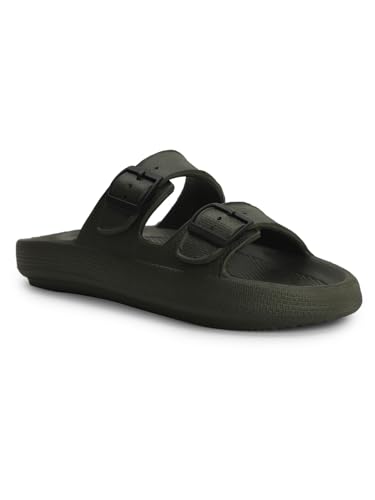 Image of Bata 8712 Venus Slider E Grey Casual Mule Slip-On Thong Slipper for Men