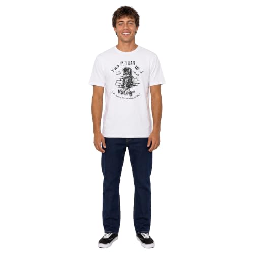 Image of Volcom Men's Solver Stretch Denim Jeans-Modern Fit Pant